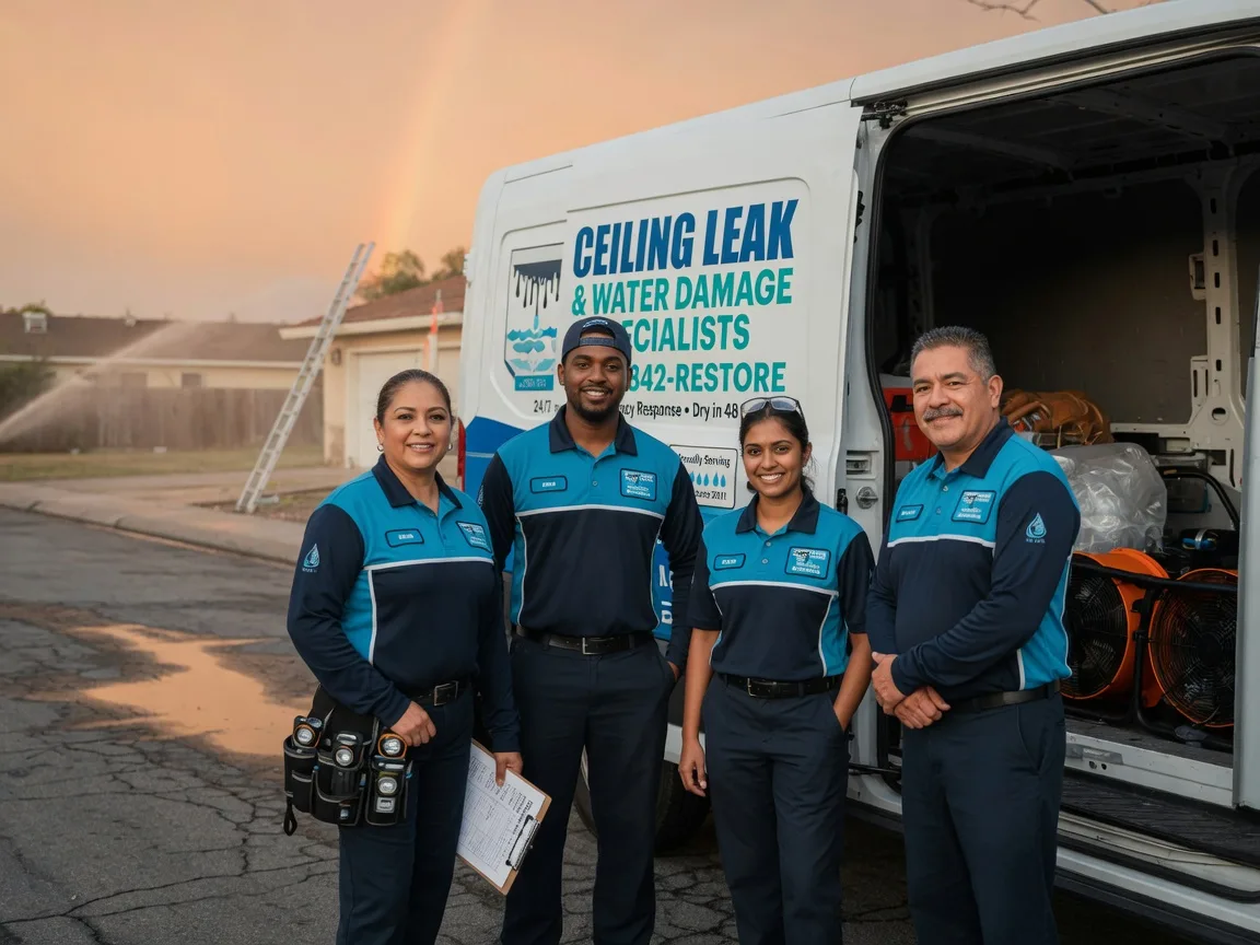 Ceiling Leak Cleanup company in Breckenridge, MI