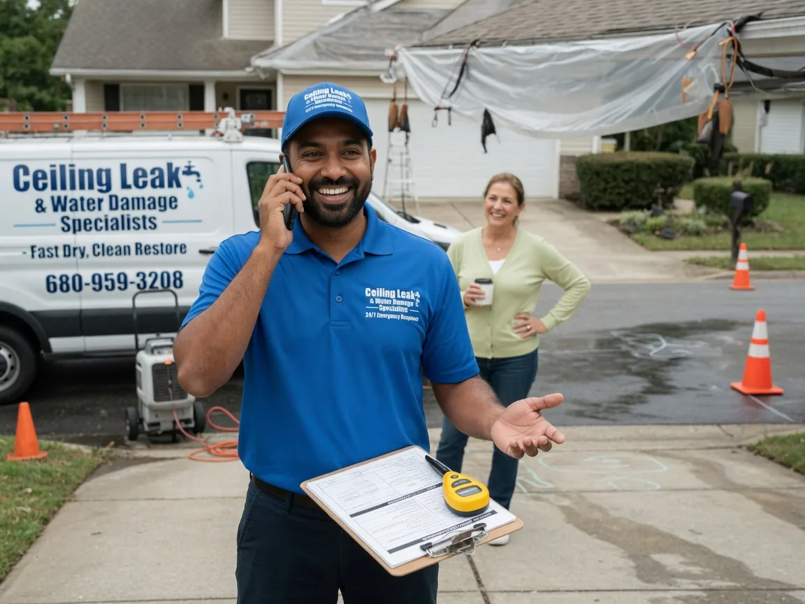 Ceiling Leak Cleanup Breckenridge, MI FAQs
